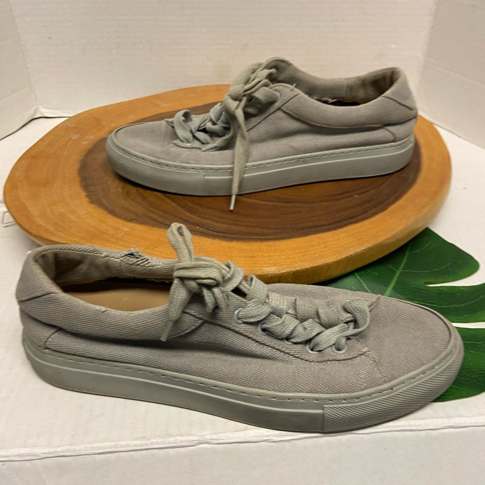KOIO Grey Canvas Sneakers
